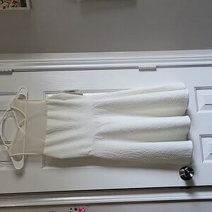 Aqua Women's Sleeveless Dress Off White Size Medium